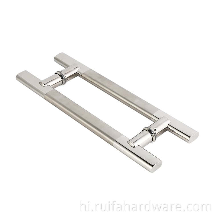 स्टेनलेस स्टील ग्लास डोर पुल हैंडल (3) Stainless Steel Glass Door Pull Handles (3)